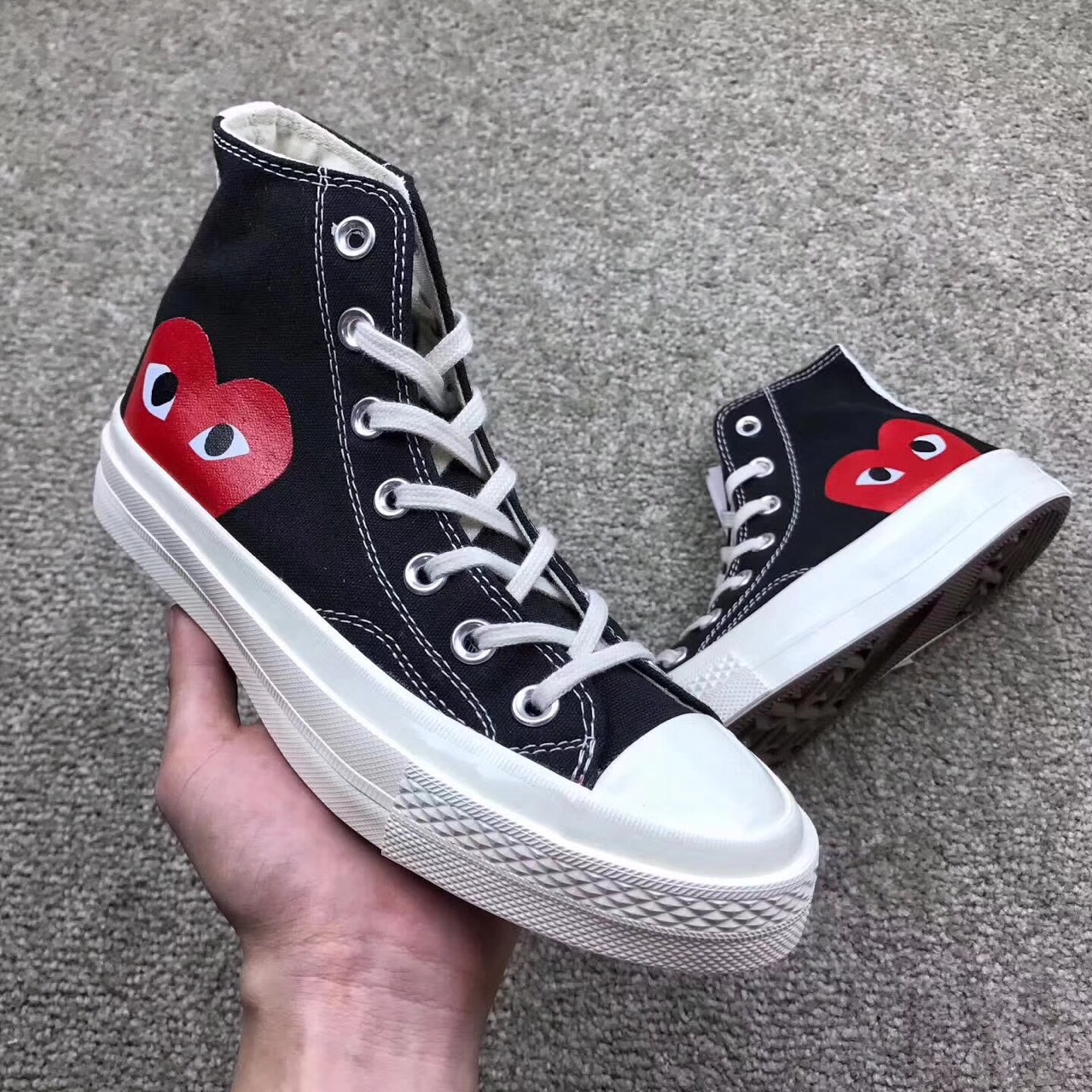 converse匡威 x cdg play 川久保玲