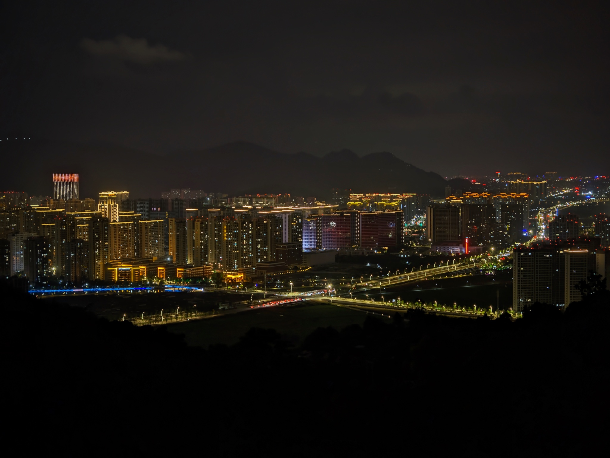 乐清夜景图片图片